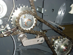 Universal tensioner for chain drive